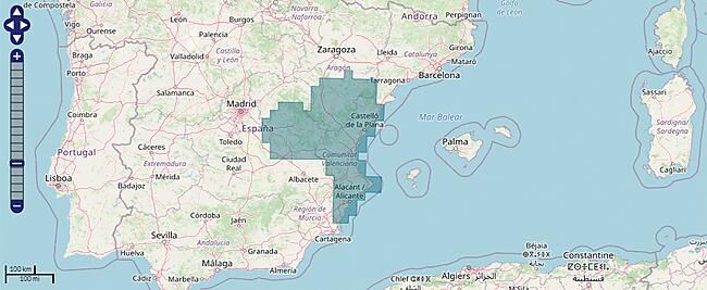 TWONAV - CARTOGRAPHIE TWONAV ESPAGNE TOPO ZONE
