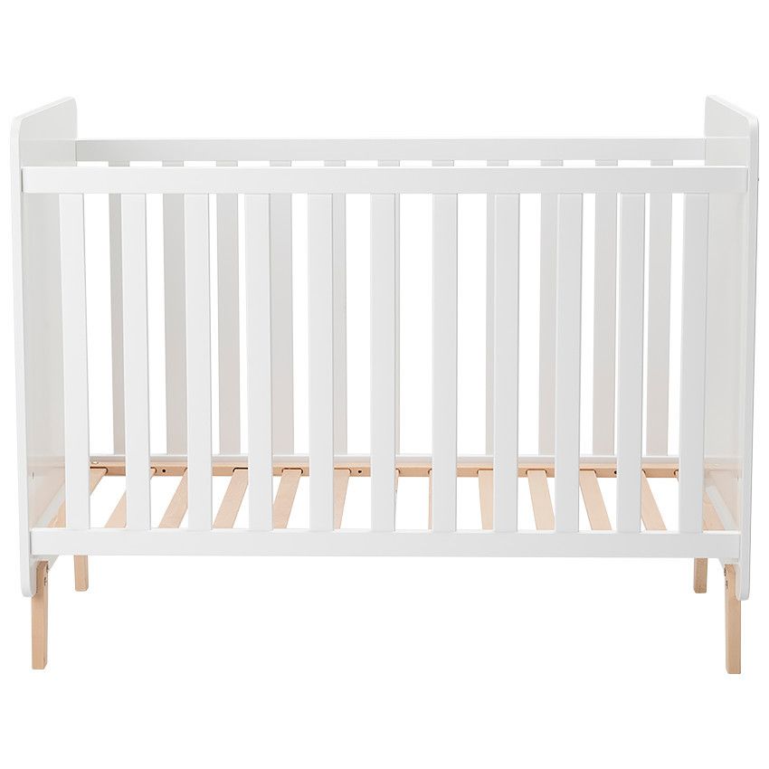 Lit bébé en bois Noah 60x120 cm - Ecru