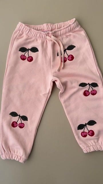 Joggebukse Barn med Print – 100% Øk. Bomull – Lou Terry Sweat Pants OCS