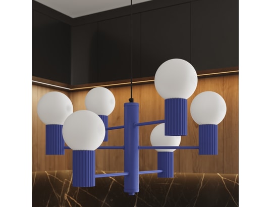 SOLLUX LIGHTING - Lustre halo 6 outremer