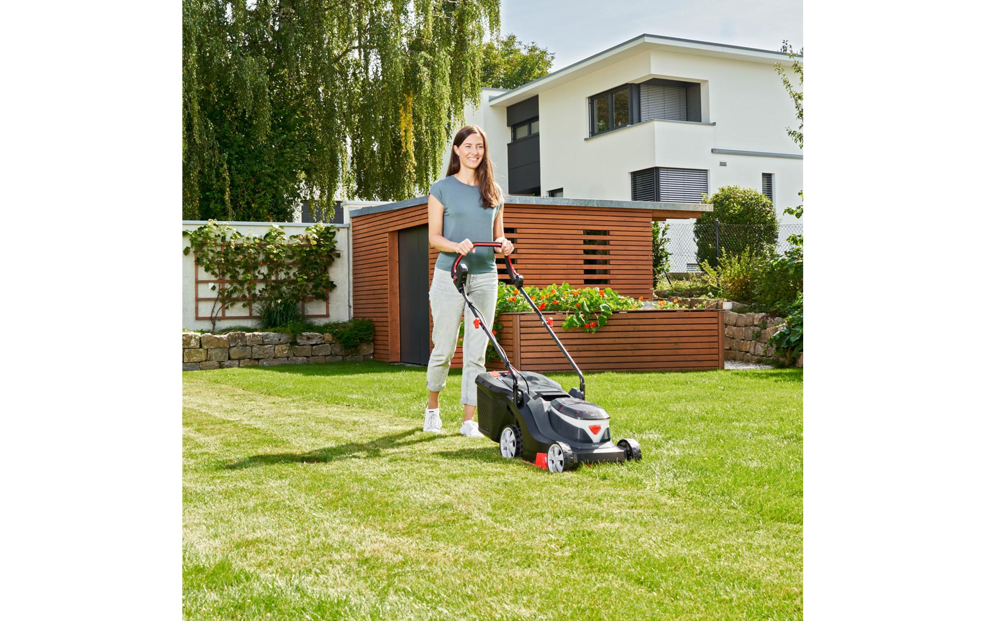 Akku-Rasenmäher 36 V 3.25 Li Easy SET<br>Rasenmäher mit Fangbox