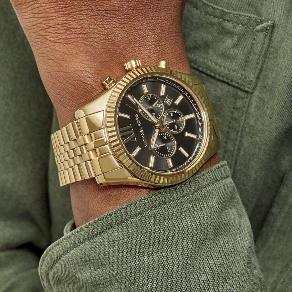 Montre Michael Kors Lexington Doré