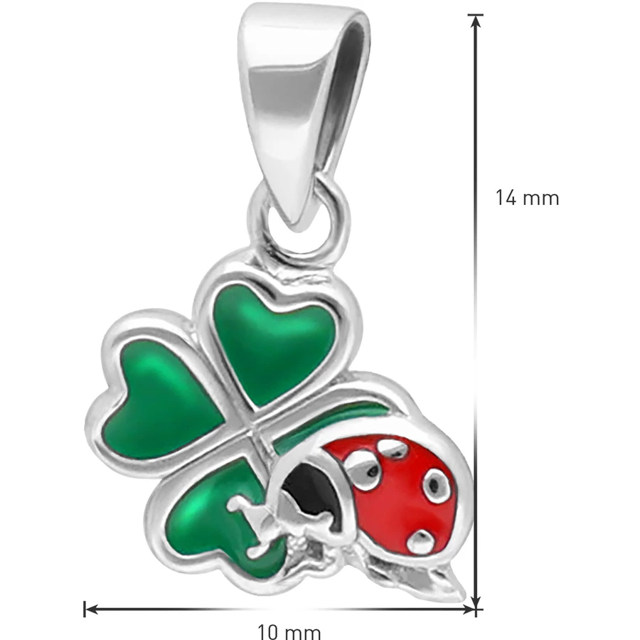 trendor Kinder-Halskette Silber 925 Collier mit Glücksbringer silver