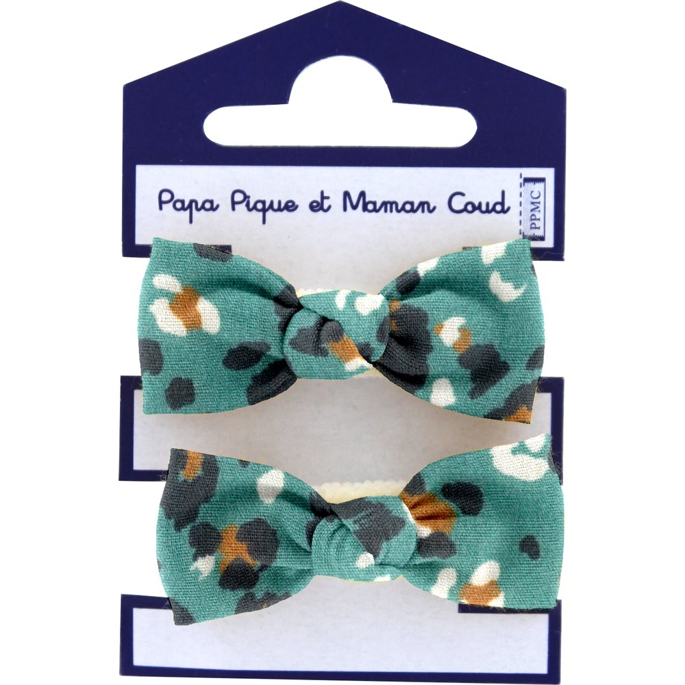 Mousse Petit Noeud Panthère Jade