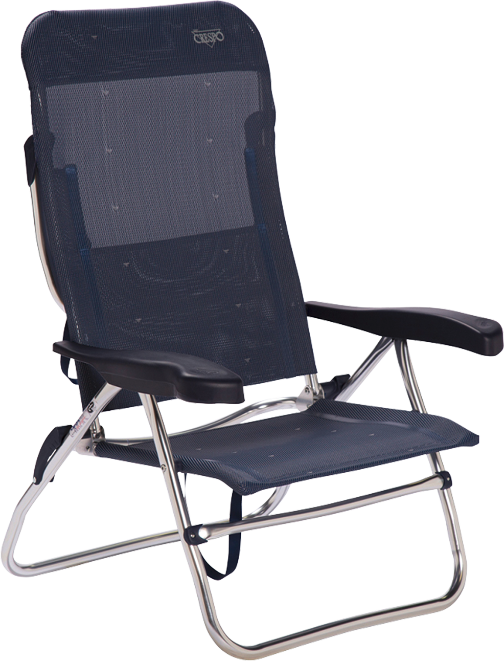 Crespo AL/223 Classic Strandstuhl / Liege dunkelblau