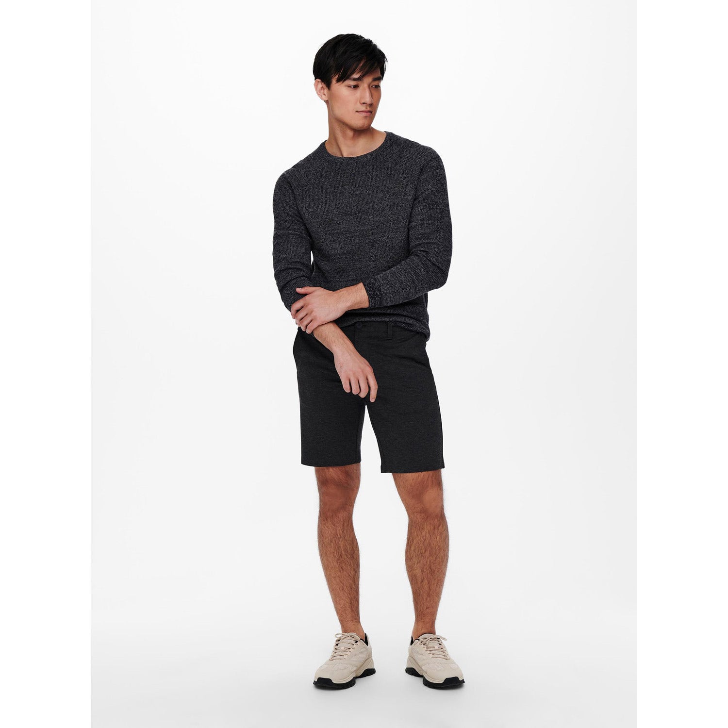 ONLY & Sons  Dennis 12 Structuur Raglan Crew Neck Knit