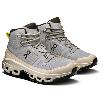 ON Cloudrock Mid Waterproof Wander- & Trekkingschuhe Alloy / Ice Damen