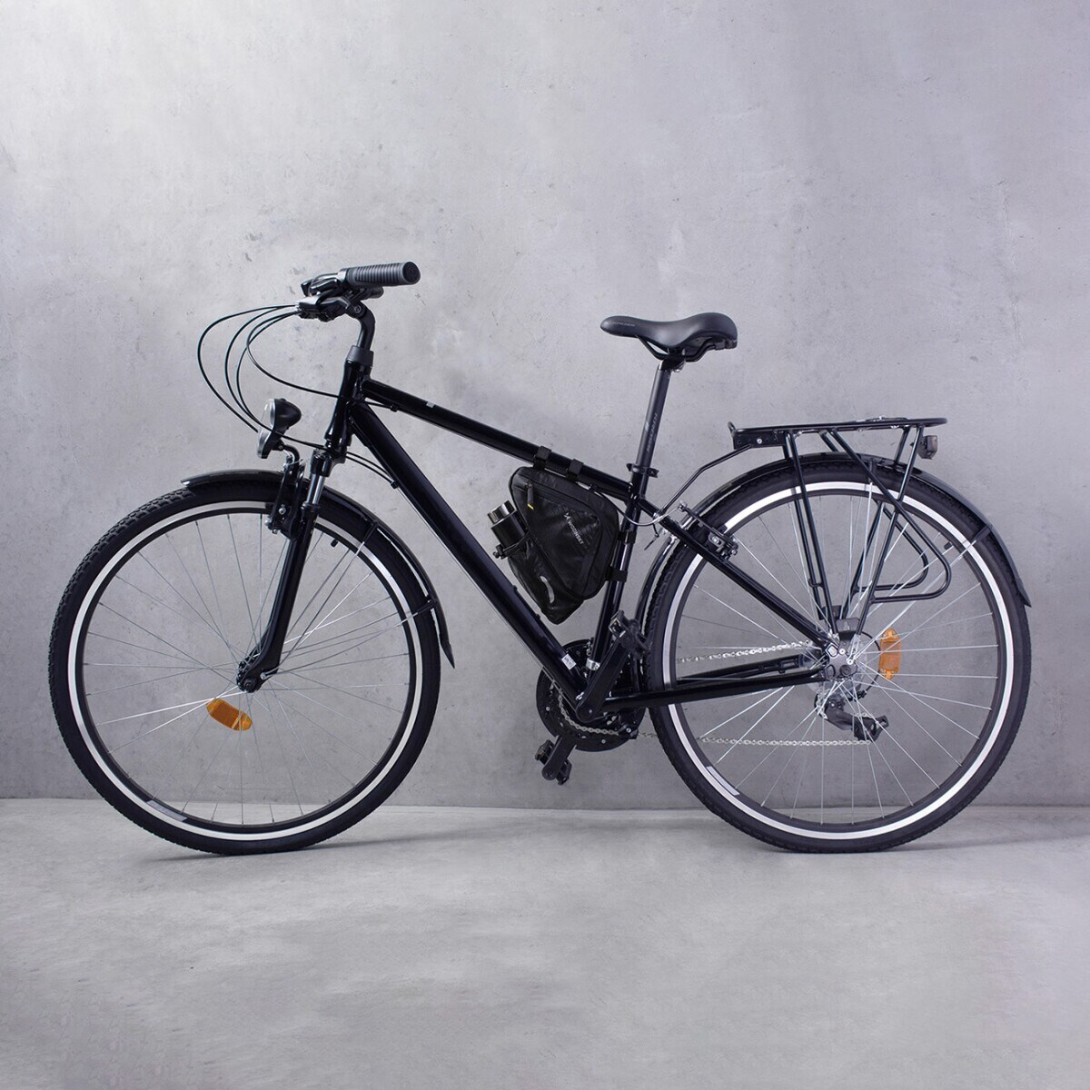 Fahrradtasche 1,5l unter dem Rahmen Schwarz