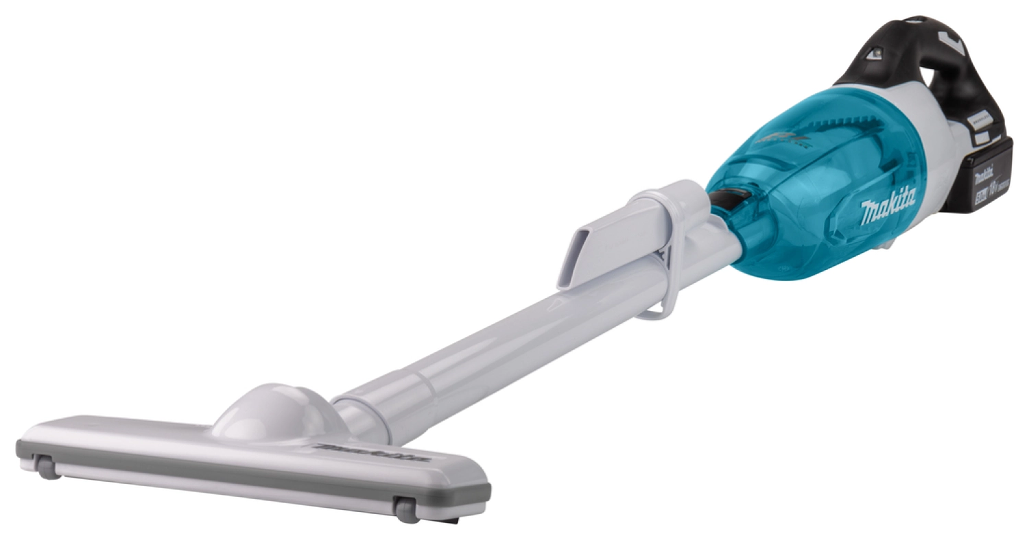 Makita DCL281RTWX 18V Li-Ion accu steelstofzuiger wit set (1x 5,0Ah) - 1500l/min - koolborstelloos