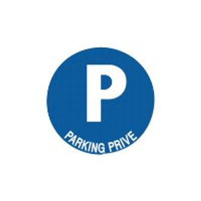 Pickup - Pictogramme rond - Parking privé - 300 mm