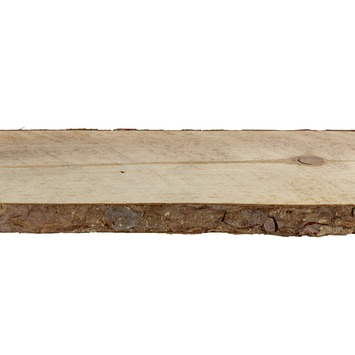 Schaaldeel blank dennen hout 2 x 15/25 x 240 cm