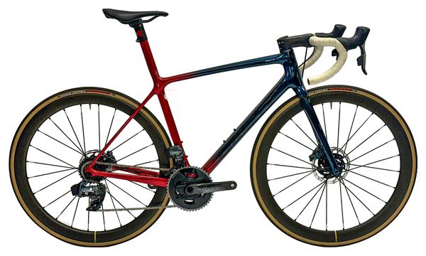 Vélo Route Giant TCR Advanced SL Sram Force Etap AXS 12V Bleu Rouge 2021 - Produit Reconditionné
