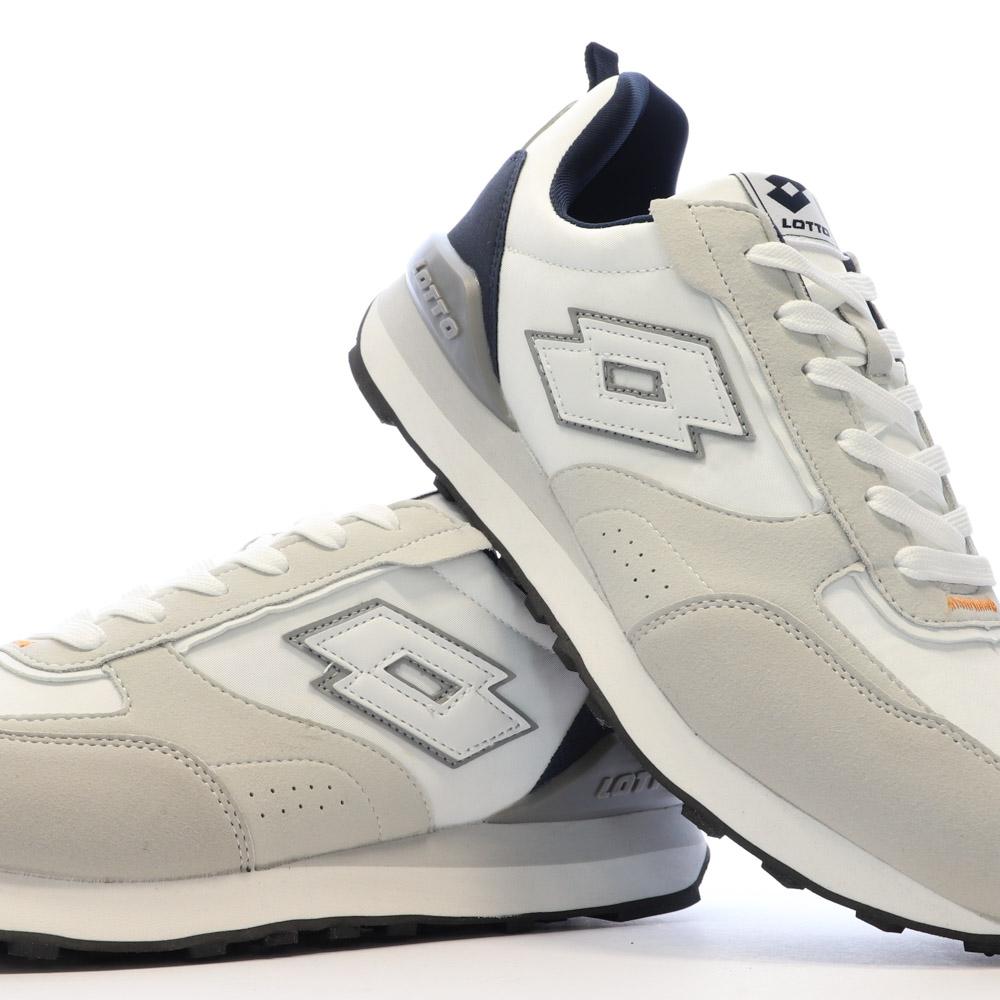 Lotto Baskets Blanc/Gris Homme Lotto Twenty 5