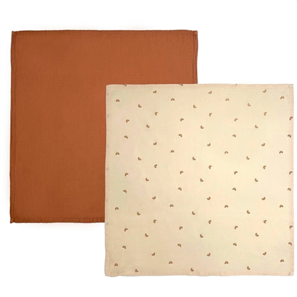 Stofbleer 2-pak Blue/Camel - OYOY → Luksusbaby.dk