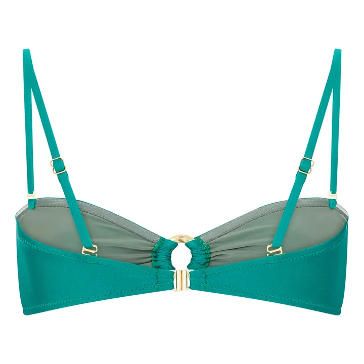 Alma Deia Maillot de bain bustier | Vert émeraude