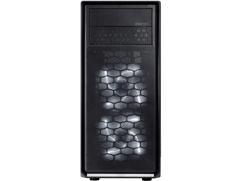 Fractal Design PC-Gehäuse Focus G Schwarz Leises Mid-Tower Gehäuse für ATX Mainboards mit grossem Sichtfenster