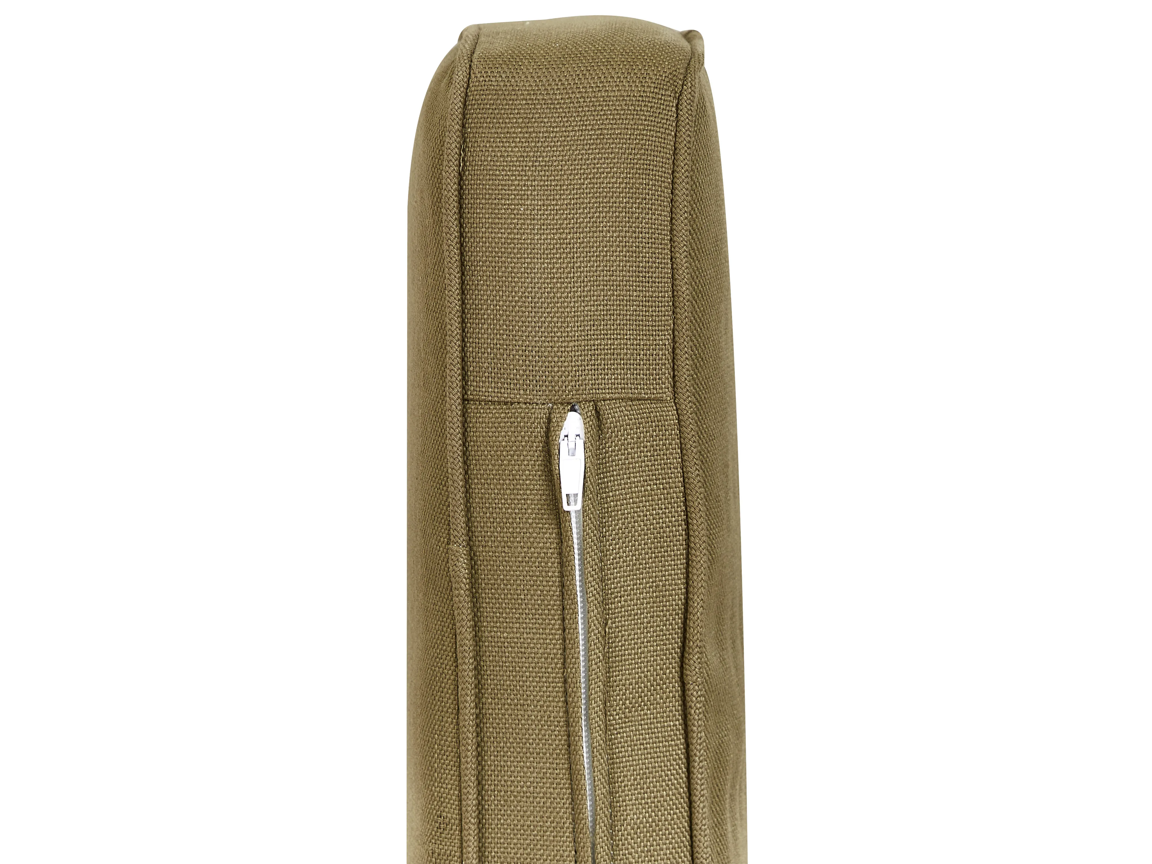 Loungeset met tafel 5-zits VITTORIA XL PE rotan Olijfgroen