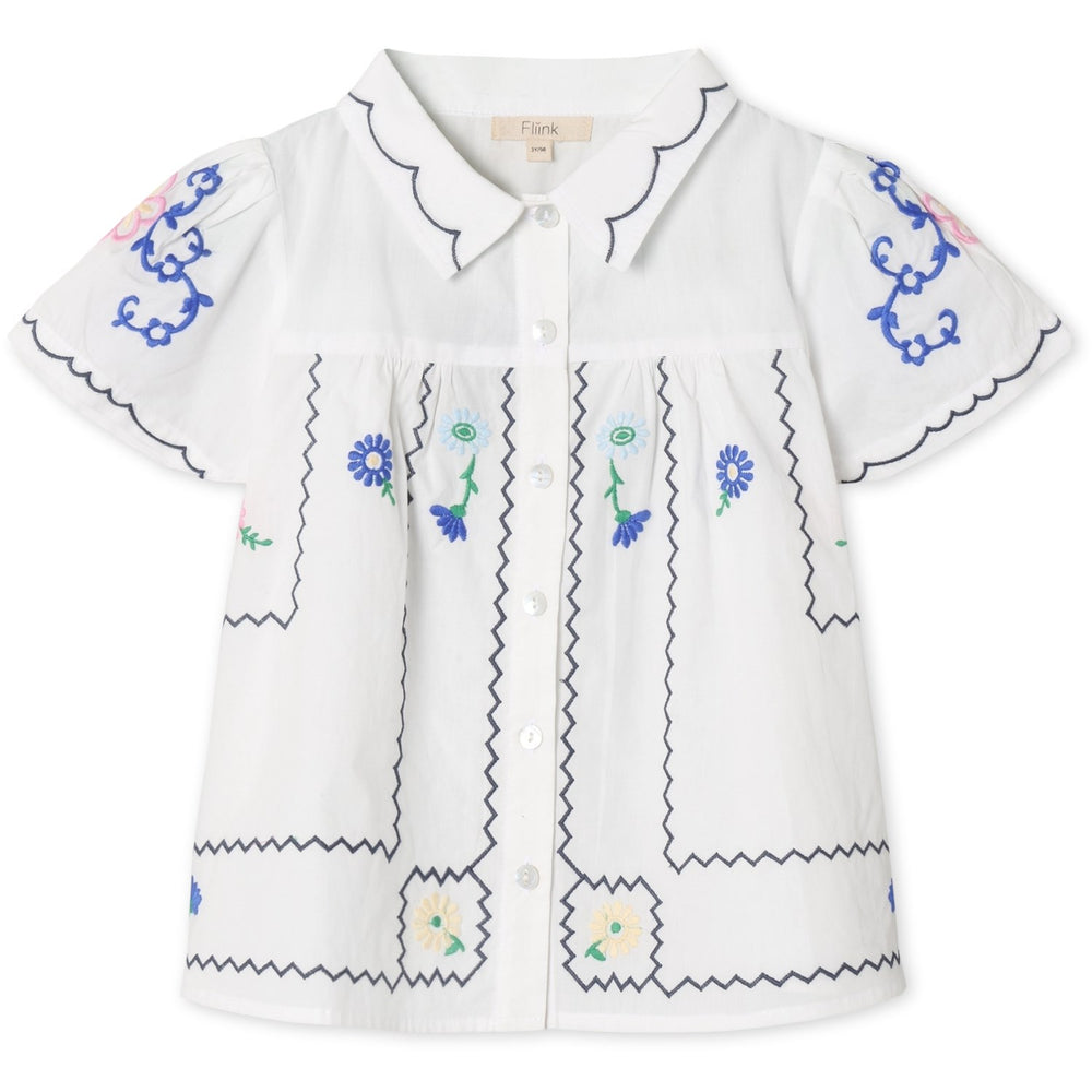 Køb Fliink Cloud Dancer Hirse Bluse