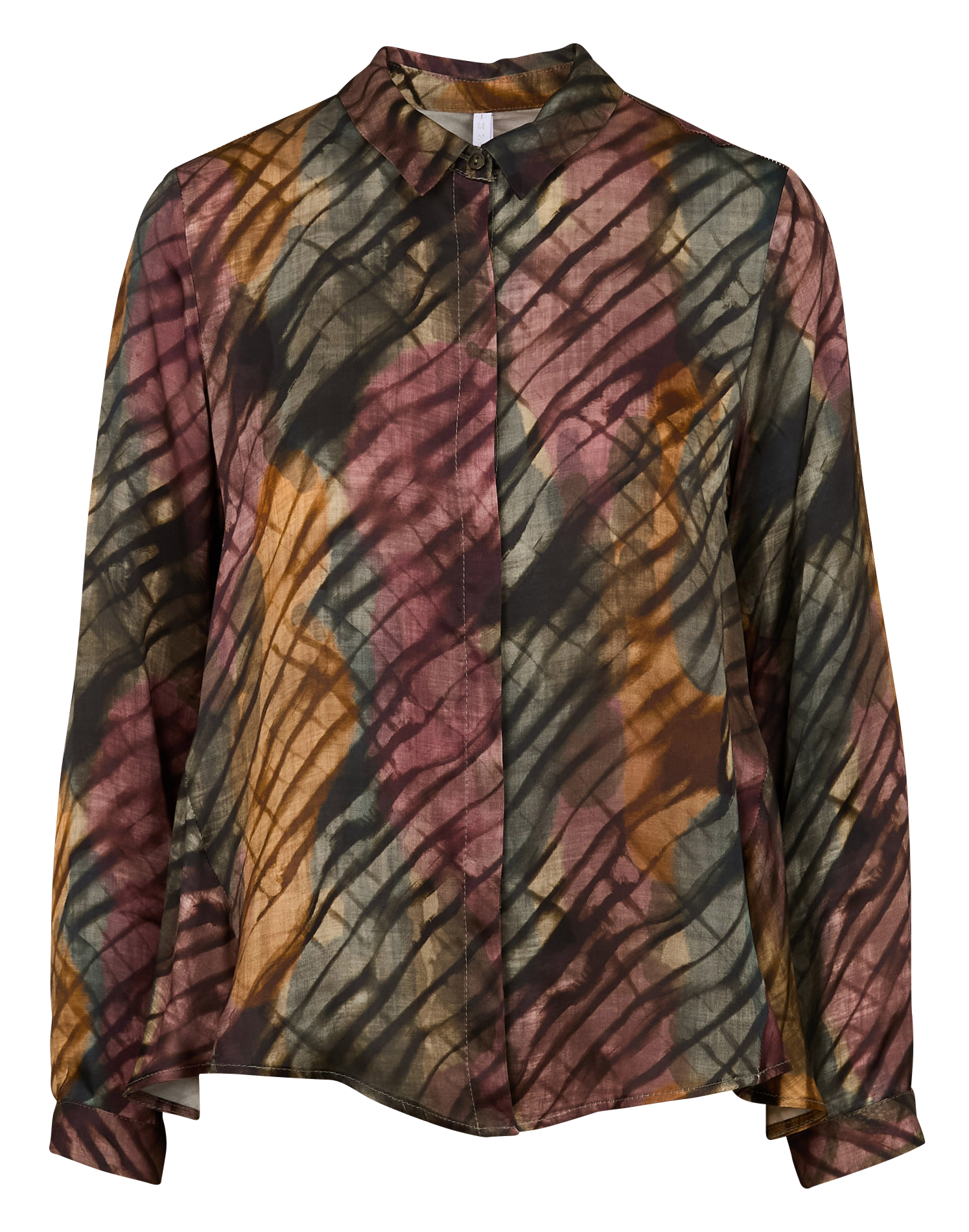 Chemise droite col classique | Multicolore
