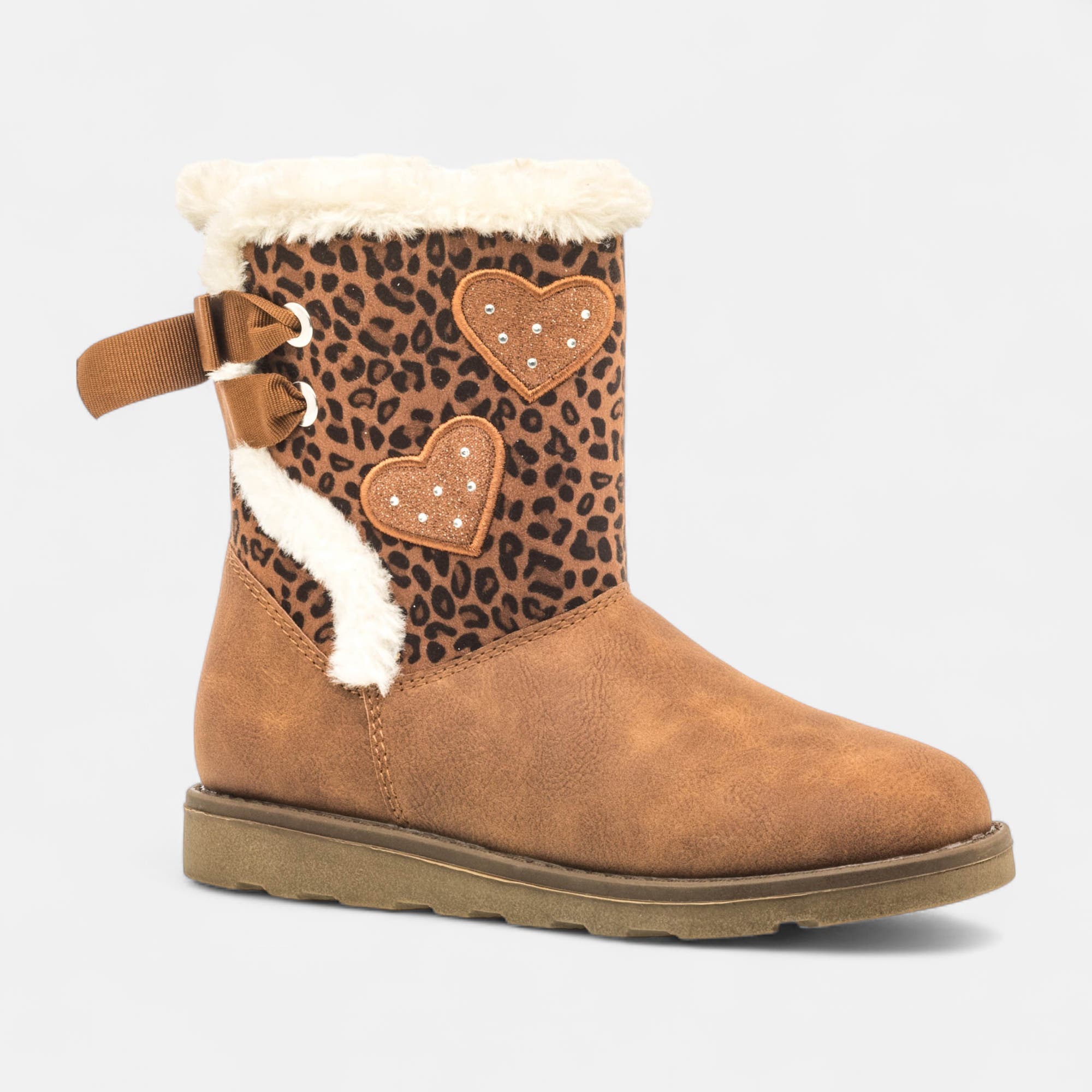 Bottes Fille cognac