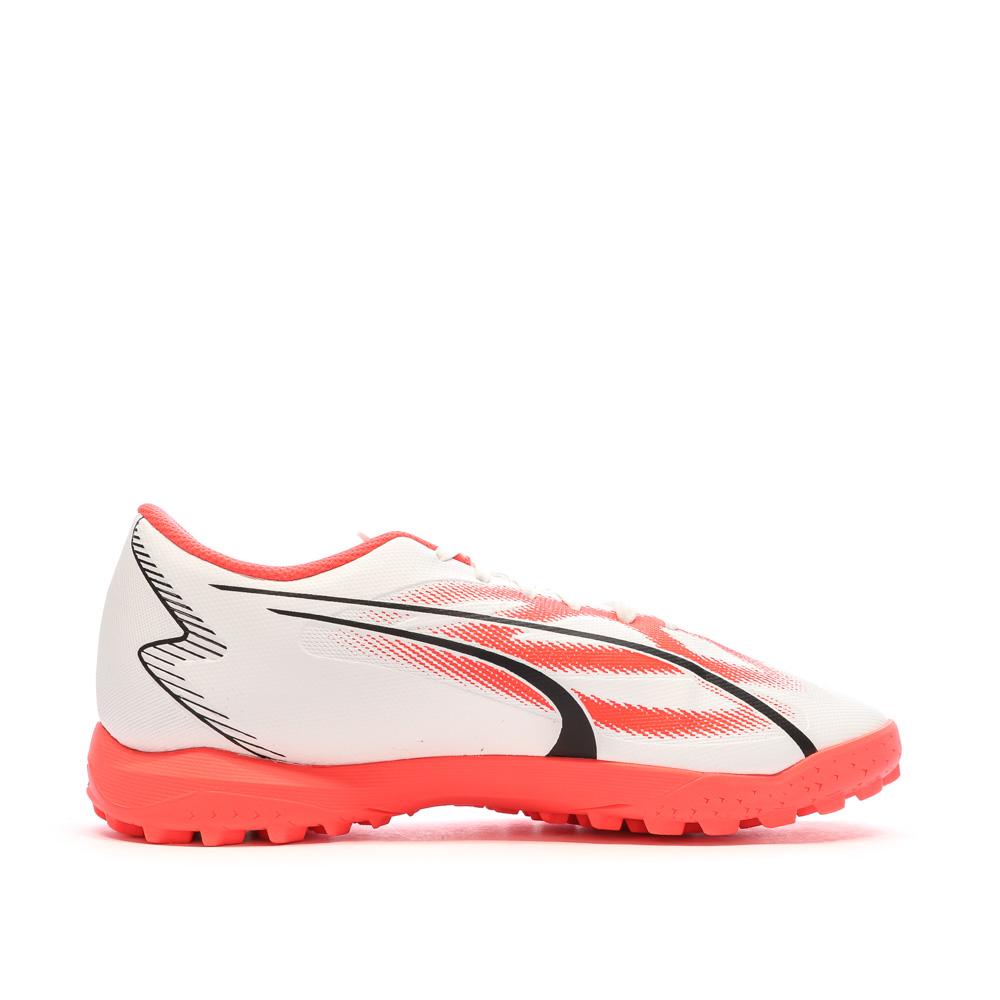 Puma Chaussures de Foot Blanc/Rose Homme Puma Ultra Play TT