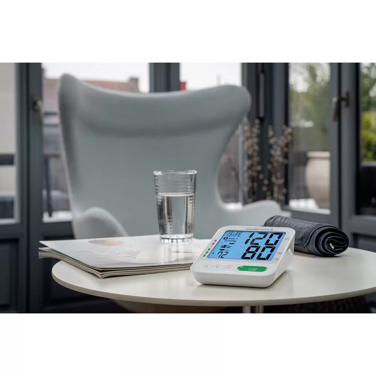 Blutdruckmessgerät Oberarm BU584 Connect weiss