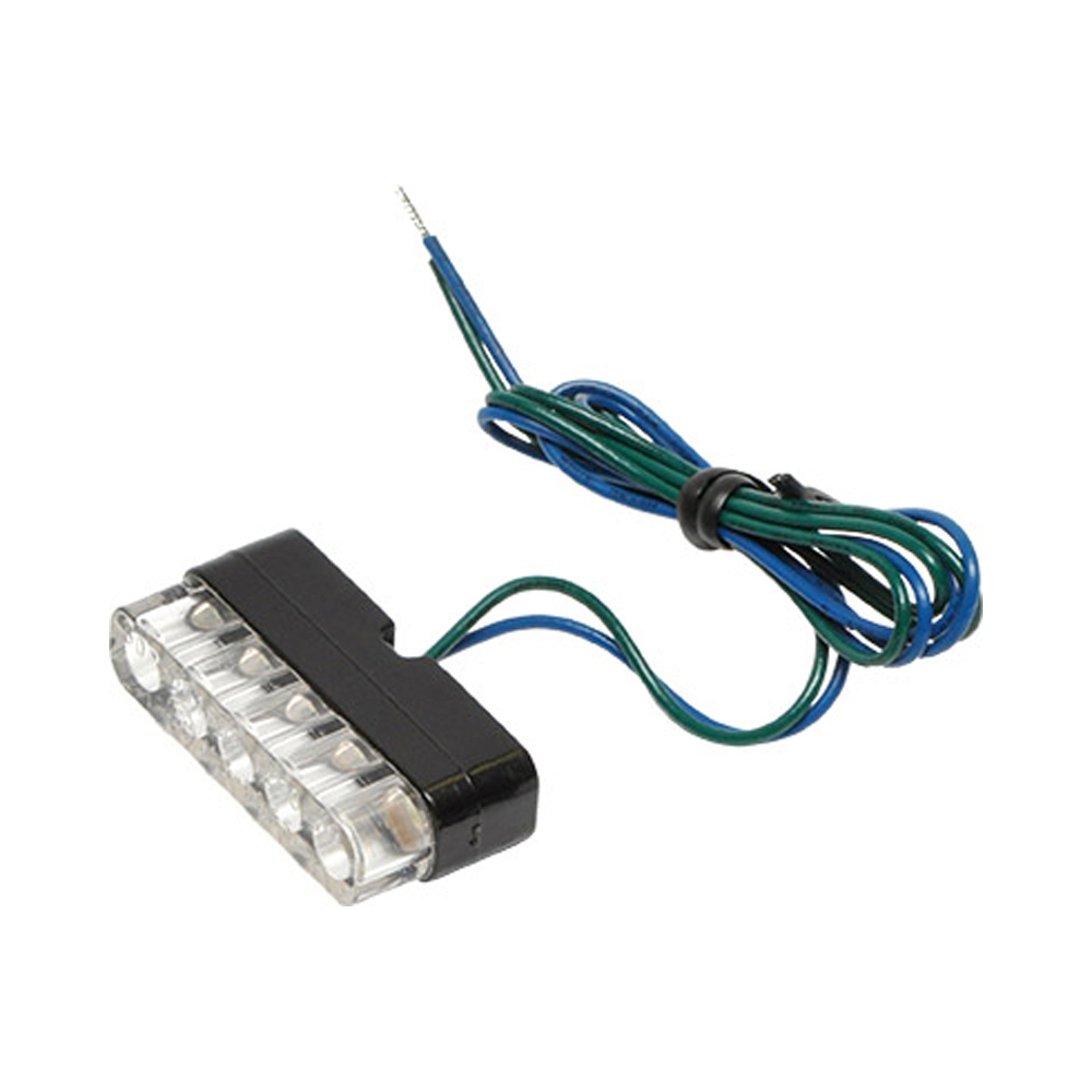 Dafy Moto - Led Plaque Immatriculation Noir Noir