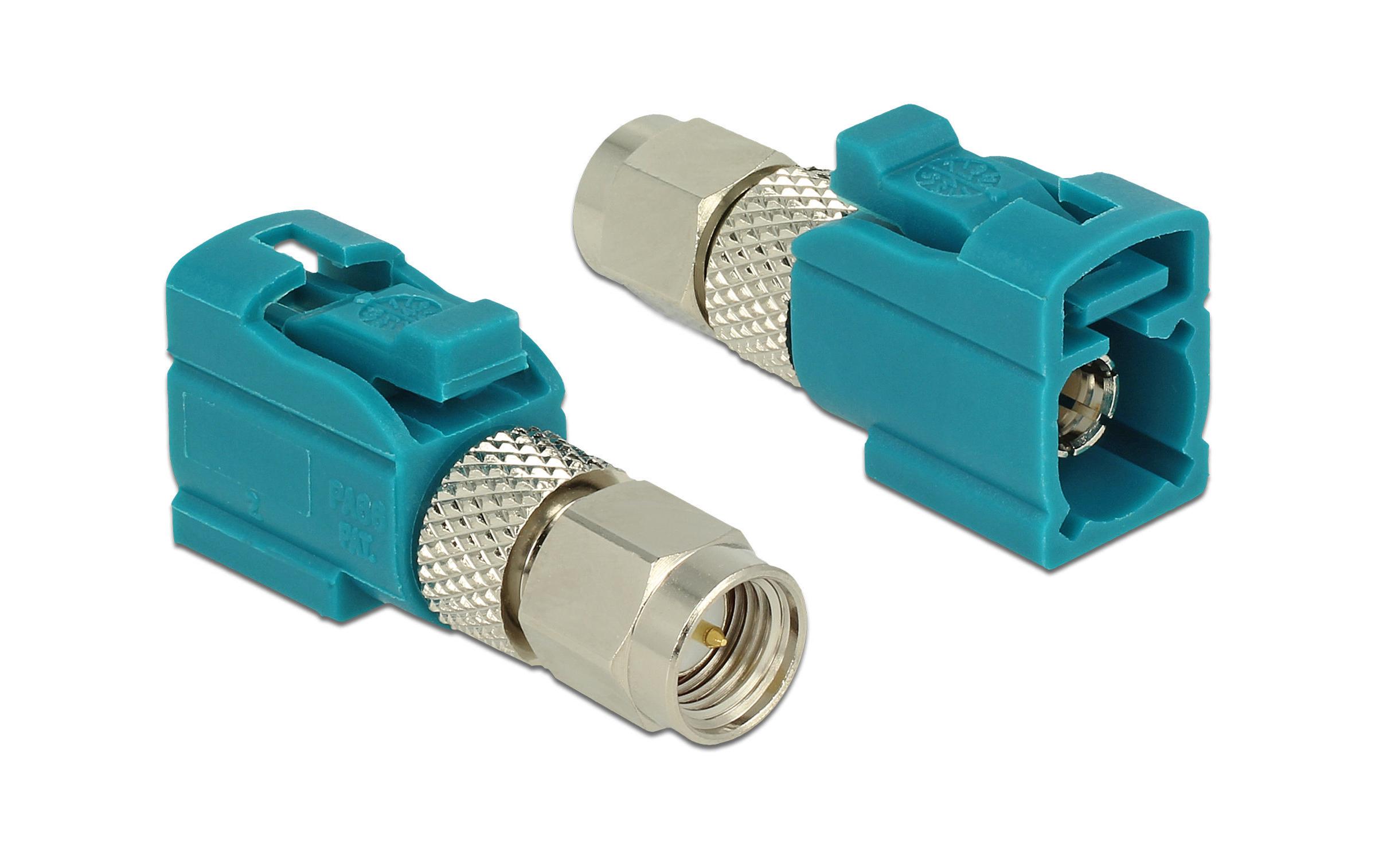 Antennenadapter FAKRA Z Buchse (f) - SMA Stecker (m)Delock Adapter FAKRA Z Buchse > SMA Stecker