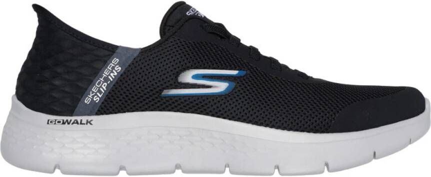 Skechers Slip-ins Go Walk Flex Hands Up Heren Instappers Zwart