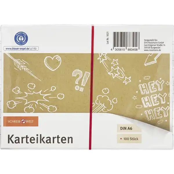 Karteikarten DIN A6