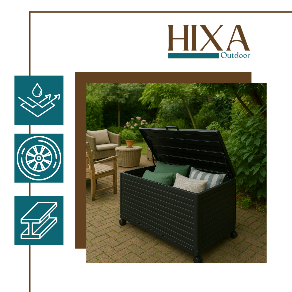 Hesperide HIXA Luxe Opbergbox Tuinkussenbox Soft Close Waterdicht 1...