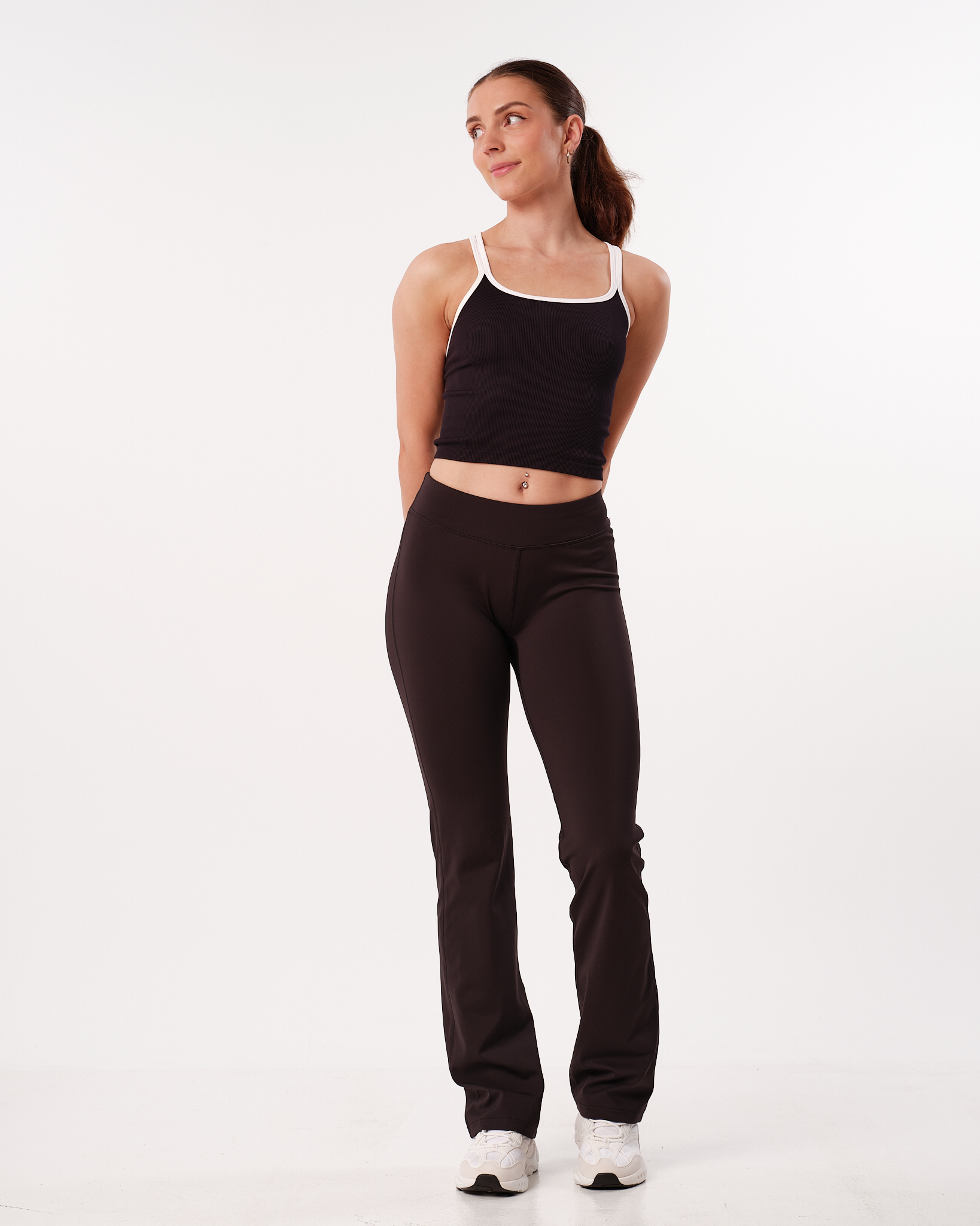Bumpro Hero Low Rise Flare Pants Black