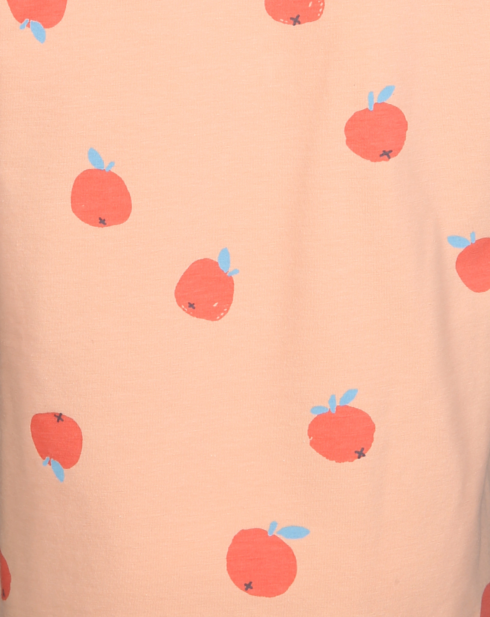 T-Shirt APPLE ELA AOP in sunny peach