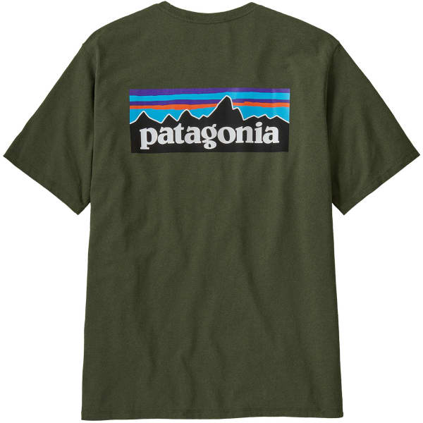 T-shirt PATAGONIA M'S P-6 LOGO RESPONSIBILI-TEE TORREY PINE GREEN