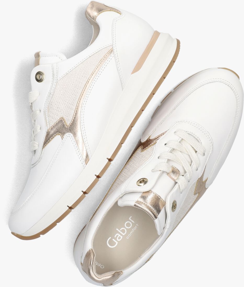 witte gabor lage sneakers 355