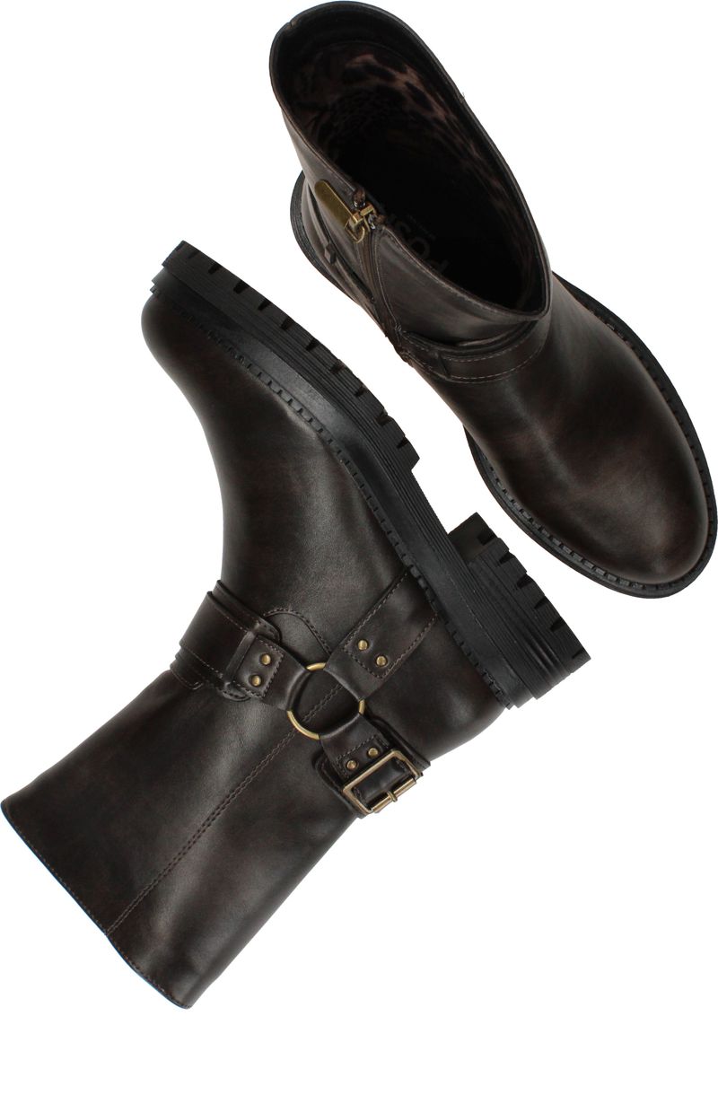 POSH by Poelman Bikerboots Bruin Dames