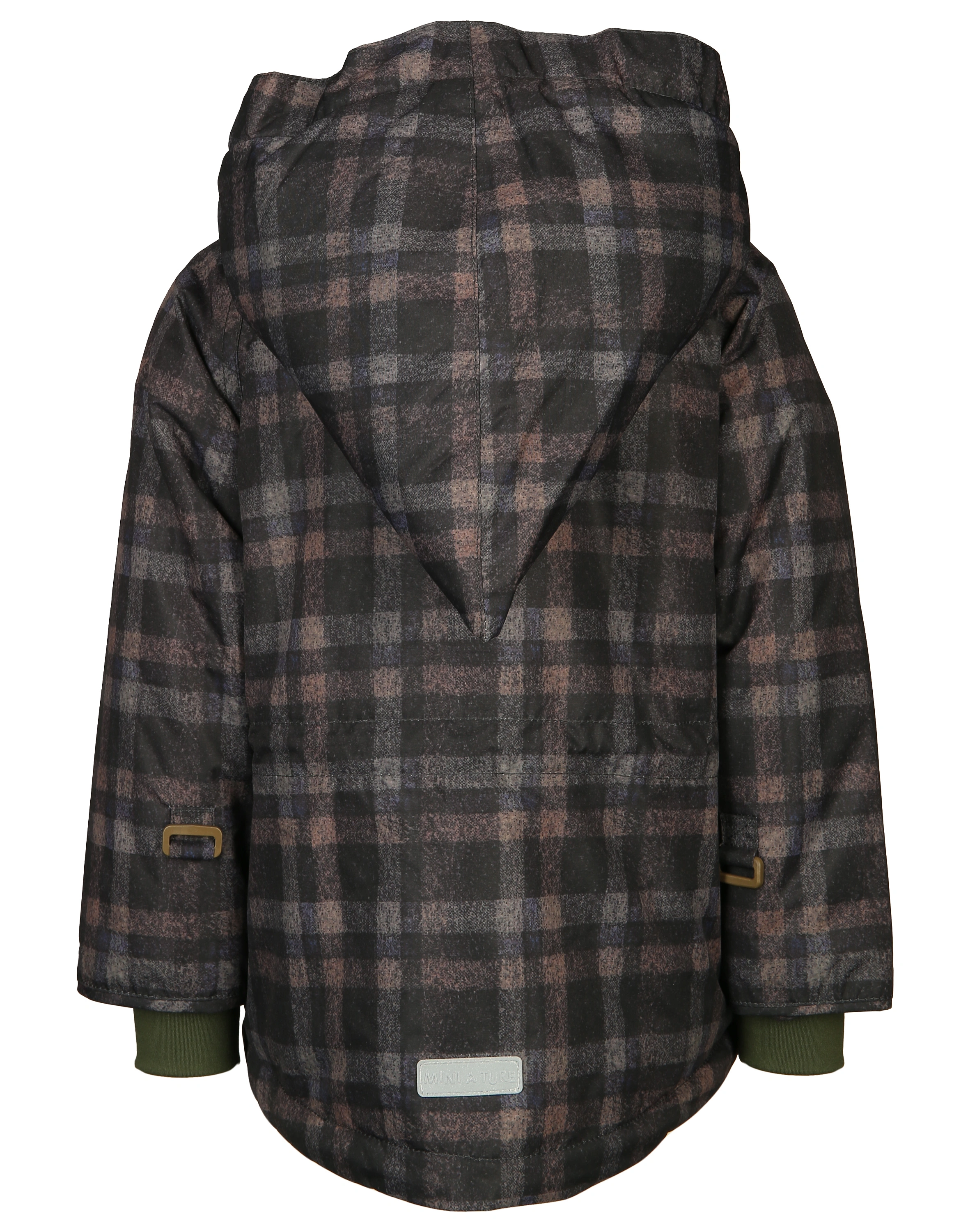 Funktions-Winterjacke MATWANG kariert in ombre blue