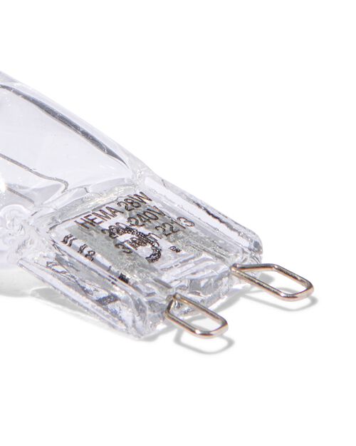 2 ampoules halogènes G9 28W 370lm dim