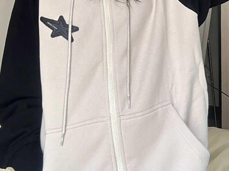 Dreamkura - Star Raglan Zip Hoodie