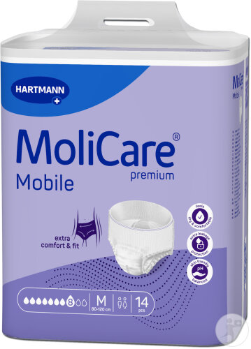Hartmann MoliCare Premium Mobile 8 Gouttes Taille M 14 Pièces