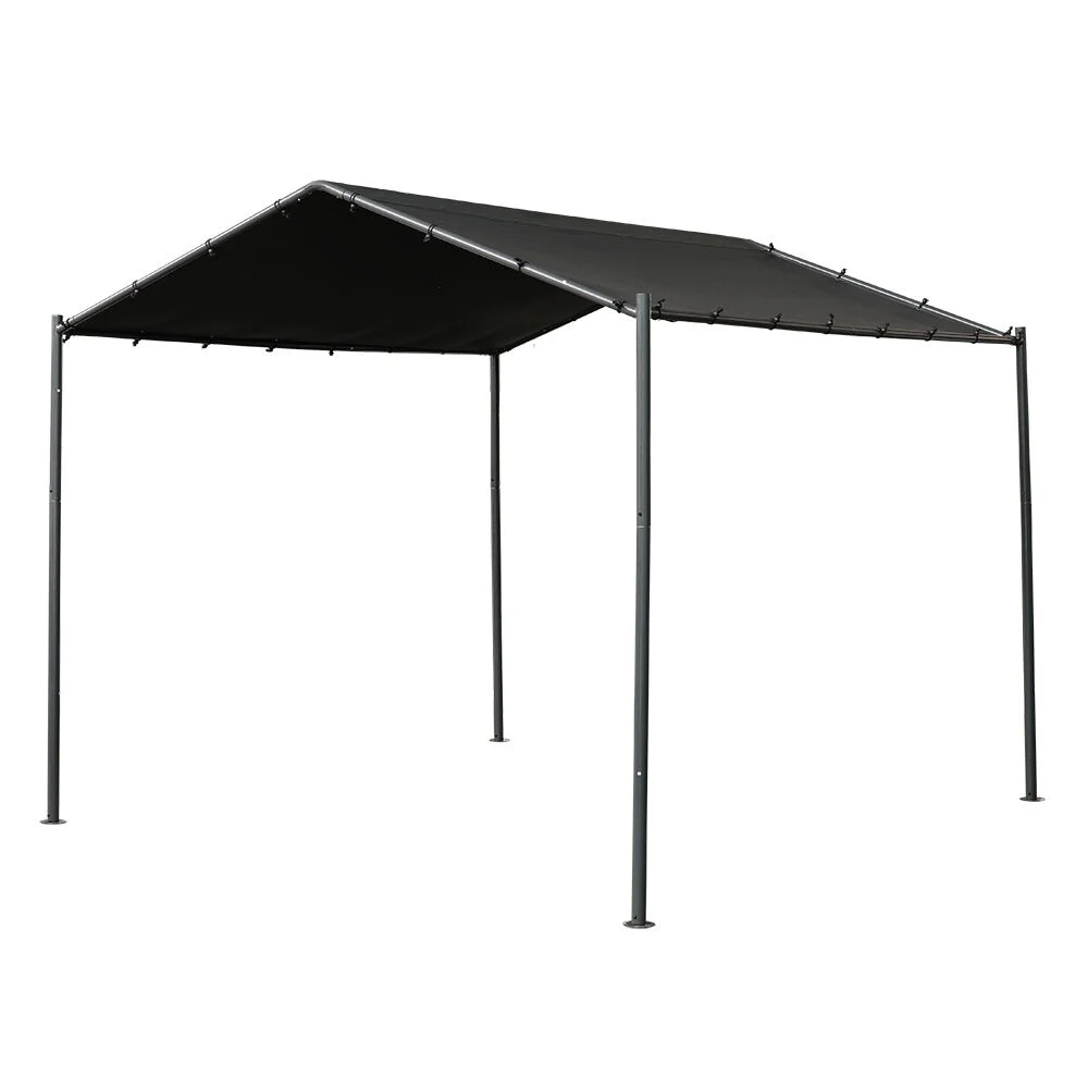 Tonnelle carport Bud Bud toit 2 pentes déperlant 300x300xH260cm