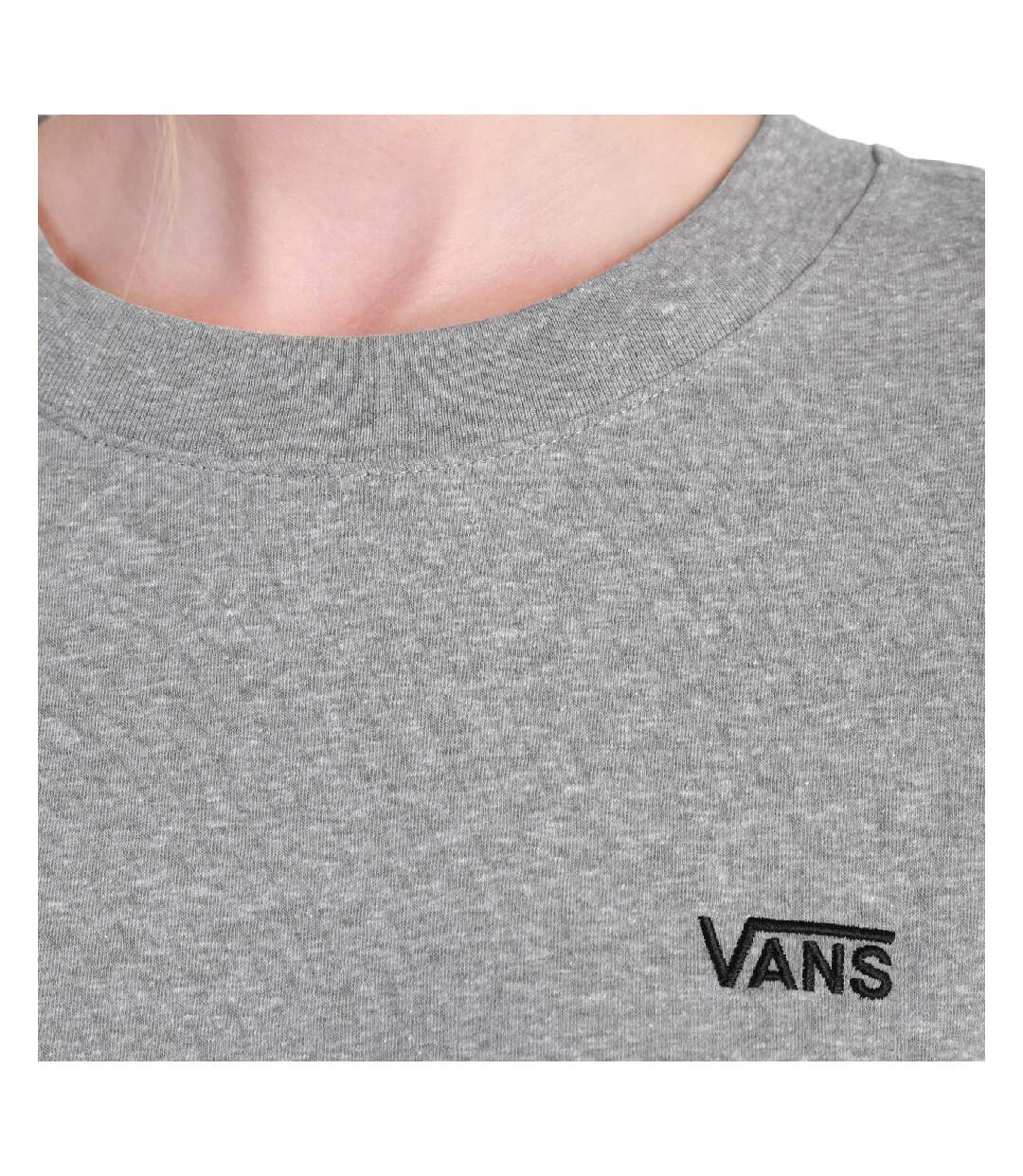T-shirt Gris Femme Vans Boxy