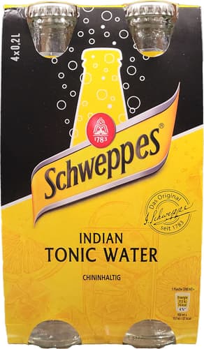 Schweppes Indian Tonic Water 4x0,2 l (MEHRWEG)
