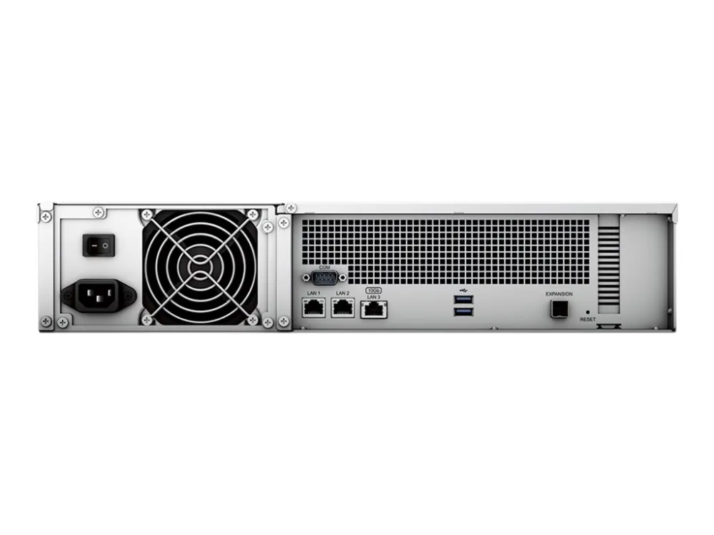 Synology RackStation RS2423  - NAS-server - 12 bays - rackversion - SATA 6Gb/s - RAID JBOD, 0, 1, 5, 6, 10 - RAM 8 GB - Gigabit Ethernet / 10 Gigabit Ethernet - iSCSI support - 2U