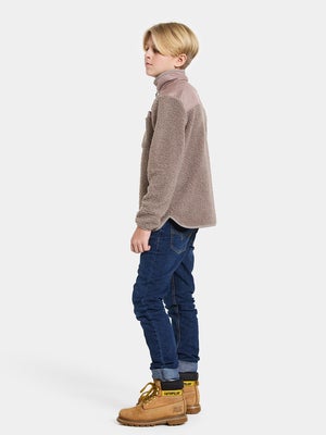 Didriksons Exa Fleecetrøye, Ash Brown