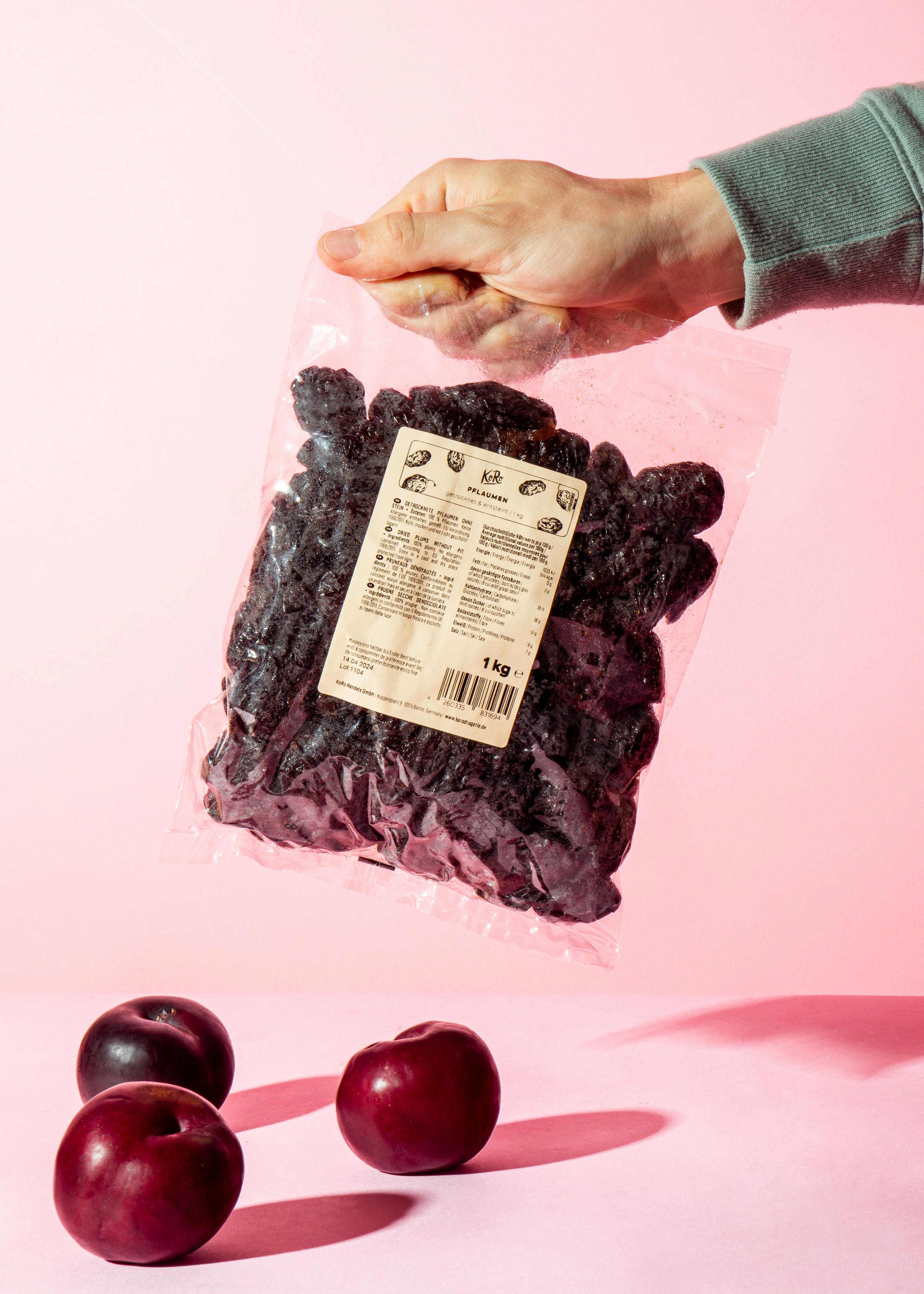 Getrocknete und entsteinte Pflaumen 1 kg