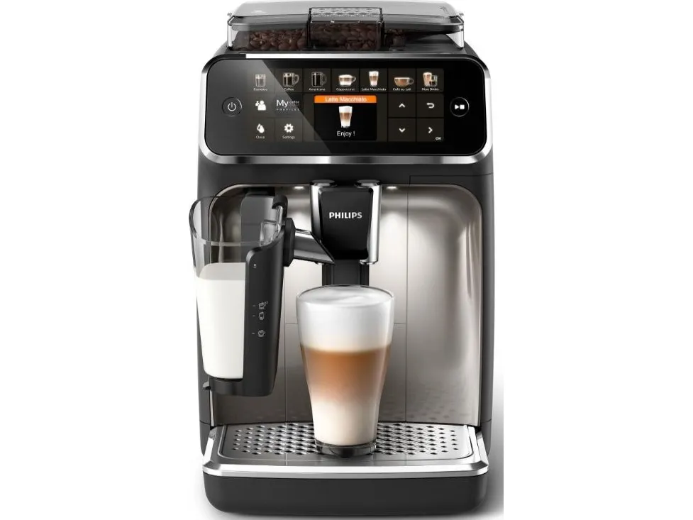 [OUTLET] - Philips 5400 series EP5447 - Automatisk kaffemaskine med mælkeskummer - 15 bar - sort