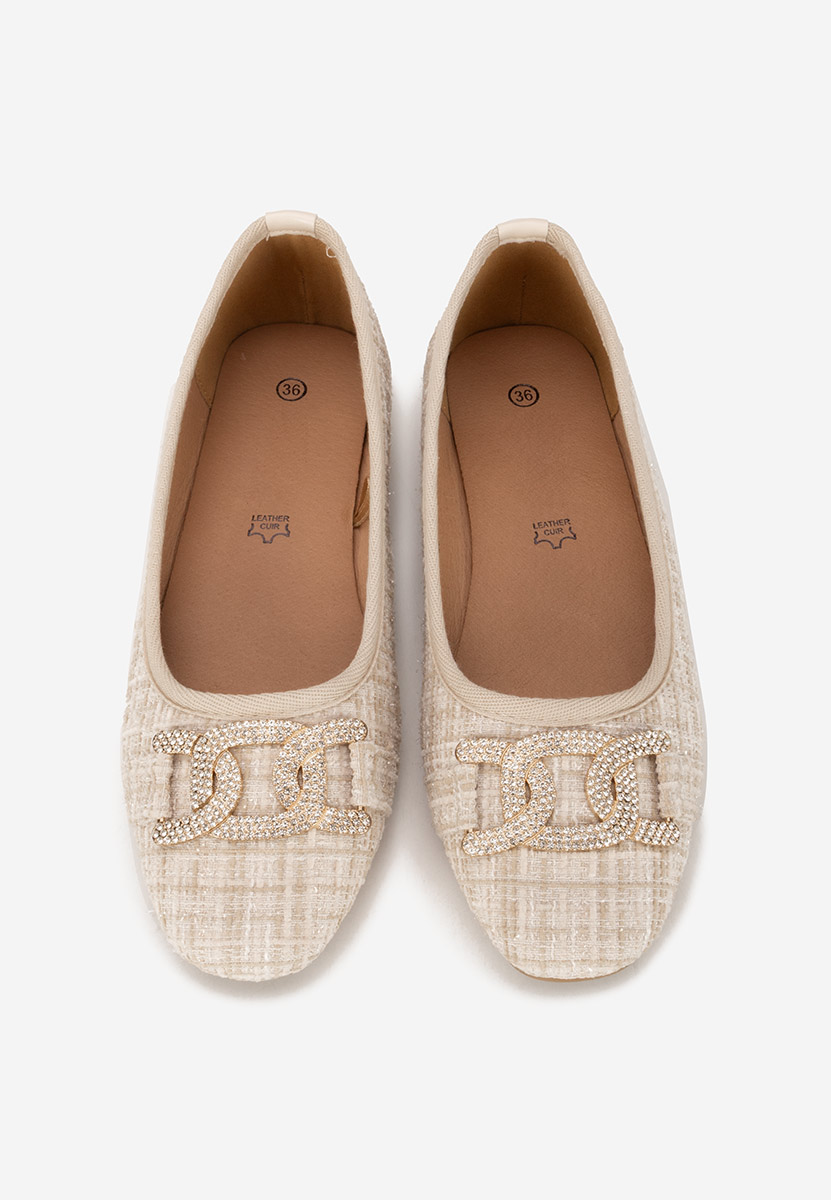 Ballerines élégantes beige Gaya