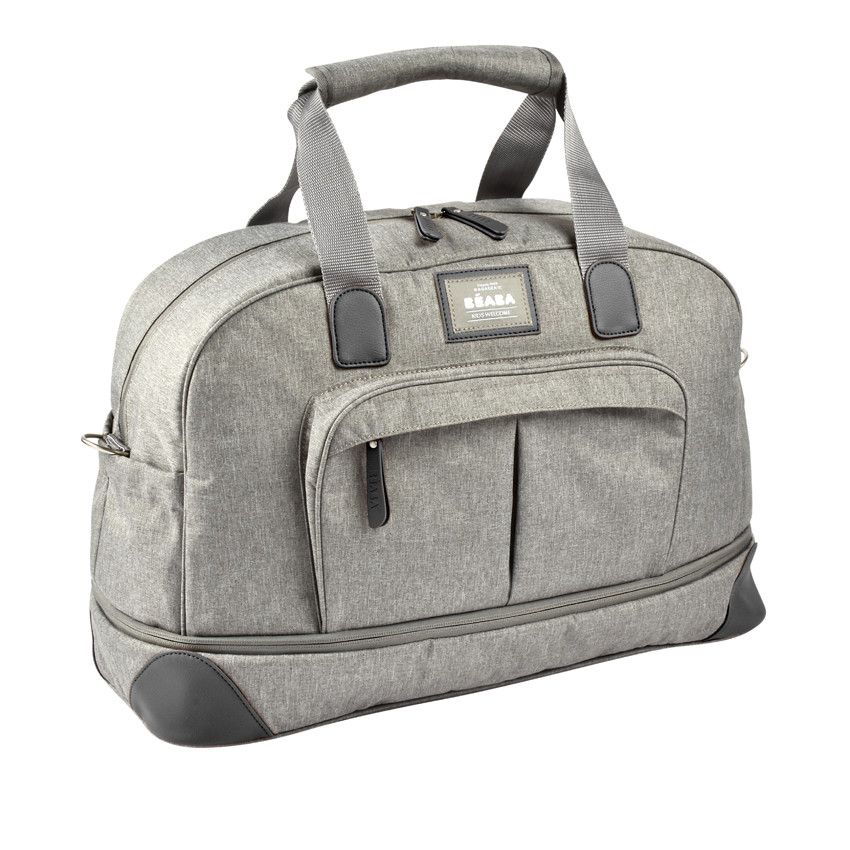 Sac voyage Amsterdam II Gris Chiné - Ecru