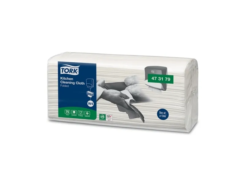 Aftørringsklud Tork Køkken 1-lag 415x355 mm Non-Wowen - (75 stk. x 4 pakker)